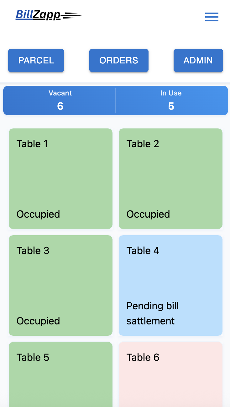 BillZapp Mobile Reports